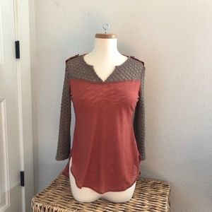 Nick and Mo for Anthropologie Sweater Size Small Sweater Weave Detail